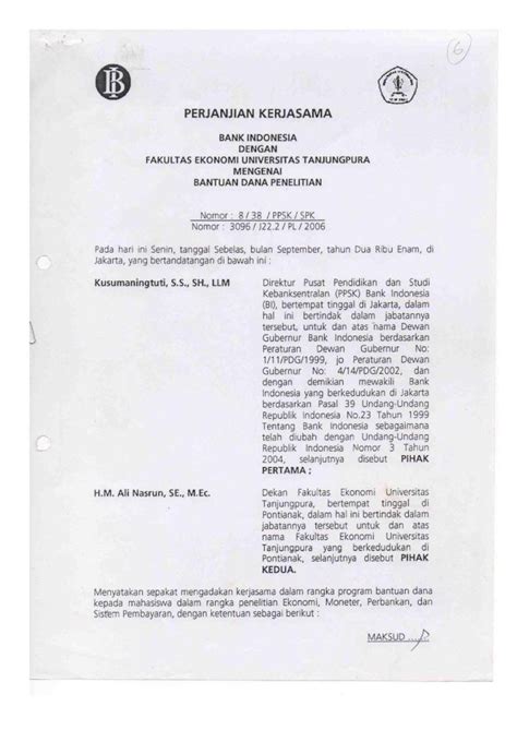 Pdf Kerjasama Untan Ac Idkerjasama Untan Ac Id Pengarsipan Surat Pdf