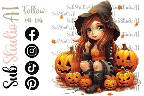 Halloween Pumpkins Graphic by SubStudioAI · Creative Fabrica