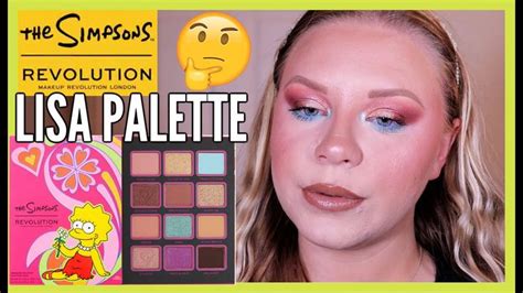 Revolution X The Simpsons Lisa Summer Of Love Eyeshadow Palette Review Makeupwithalixkate