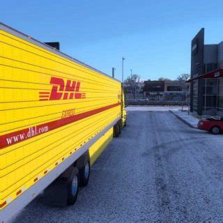 Remorque SCS 53 DHL Skin 1 46 ATS ETS2 Mod ATS Mod