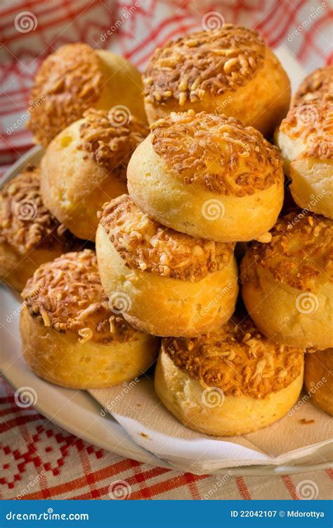 Traditional Hungarian Cheese Cakes Pog Csa Stock Image Image Of