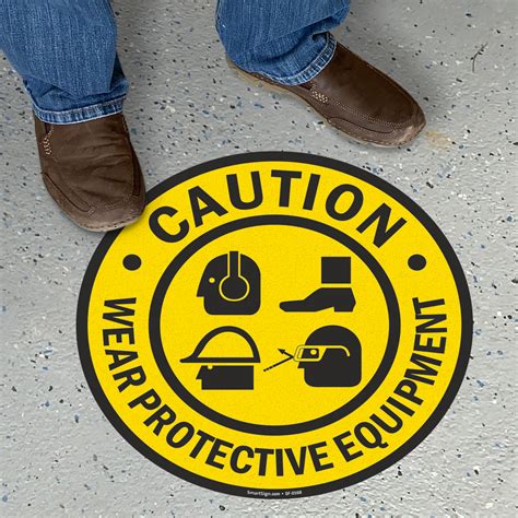 Ppe Floor Signs Ppe Signs For Floor Ppe Floor Stencils