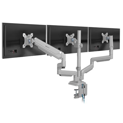 Mount It Triple Monitor Mount With Usb And Audio Ports 3