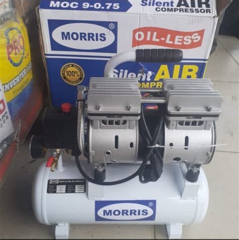 Jual Kompresor Angin Morris Moc Oil Less Tanpa Oli Silent