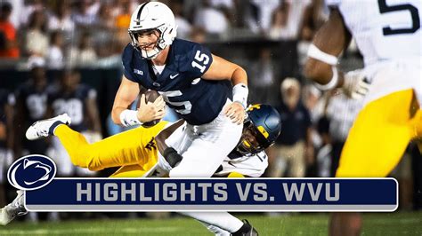 West Virginia At Penn State Highlights Big Ten Football Sep 2