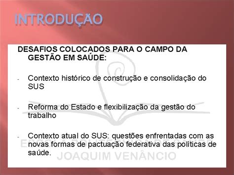 Formao De Trabalhadores E O Sistema Nico De