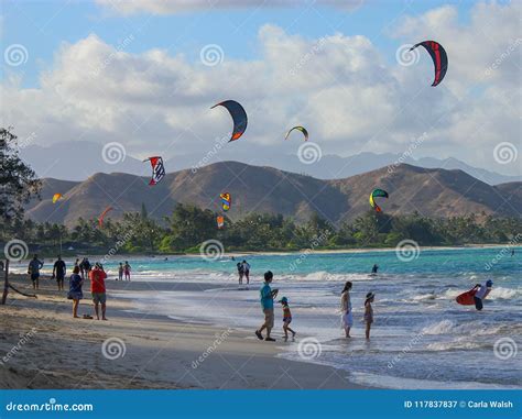 Lanikai Hawaii Usa January 2021 Lanikai Beach Is The Most Beautiful Place In Oahu Editorial