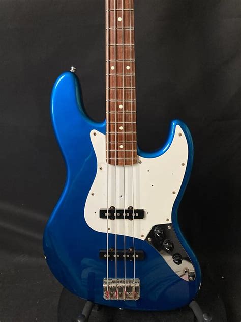 1994 95 Fender Jazz Bass Jb45 Made In Japan Blue O Seriale Reverb UK