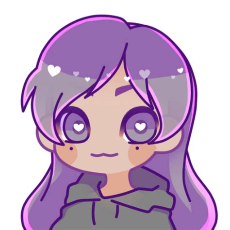 Purple Hair Girl 6 Discord Emoji