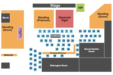 Haute Spot Seating Chart | CloseSeats.com