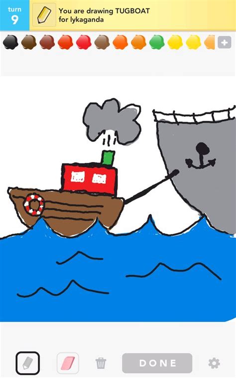 Tugboat Drawing at GetDrawings | Free download