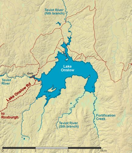 Lake Onslow Map Nz Fishing