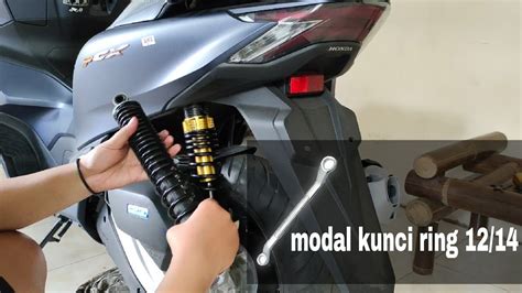 Cara Mudah Ganti Shock Pcx 160 Tanpa Bongkar Body Belakang YouTube