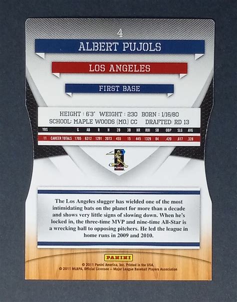 Donruss Elite Extra Edition Status Gold Albert Pujols D