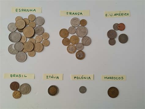 Moedas De Cole O Diversos Pa Ses Proen A A Nova E Peral Olx Portugal