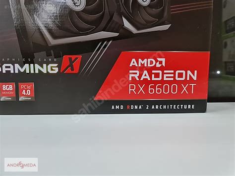 SIFIR MSI RADEON RX 6600 XT GAMING X 8GB GDDR6 MSI Ekran Kartı