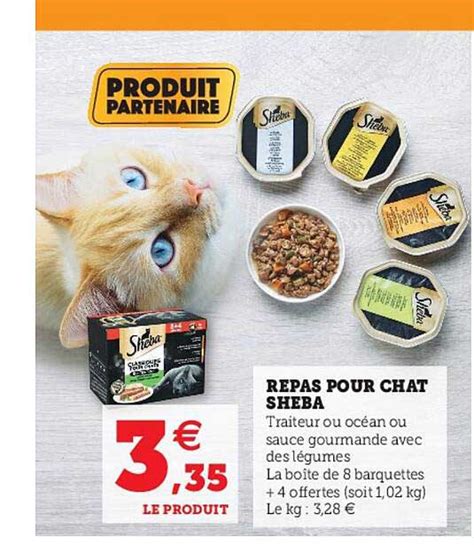 Promo Repas Pour Chat Sheba Chez Hyper U ICatalogue Fr