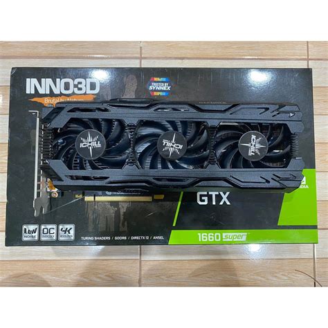 การ์ดจอ GTX 1660 Super inno3d 3 พัดลม มีประกันศูนย์ | Shopee Thailand