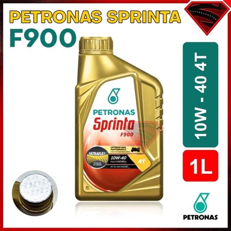 Petronas Sprinta F900 Engine Oil 4T Fully Synthetic 10W40 Lazada