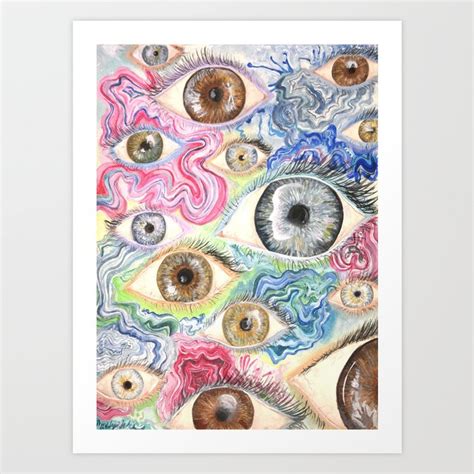 All Eyes on You Art Print by mollywuarts | Society6