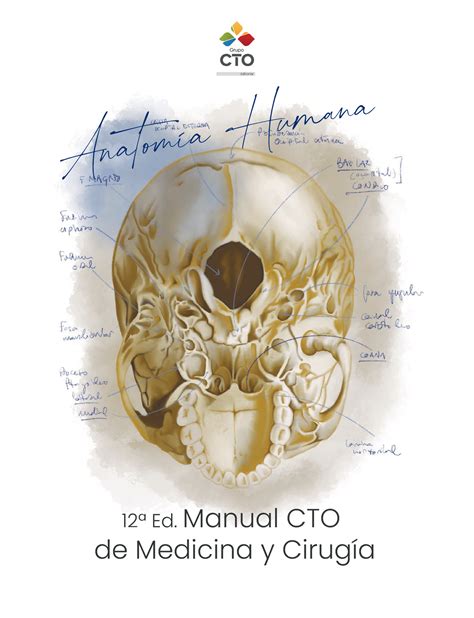 Anatomía Humana NOTAS ANATOMIA 12ª Ed Manual CTO de Medicina y