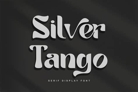 Tango Silver Font - Dafont Free