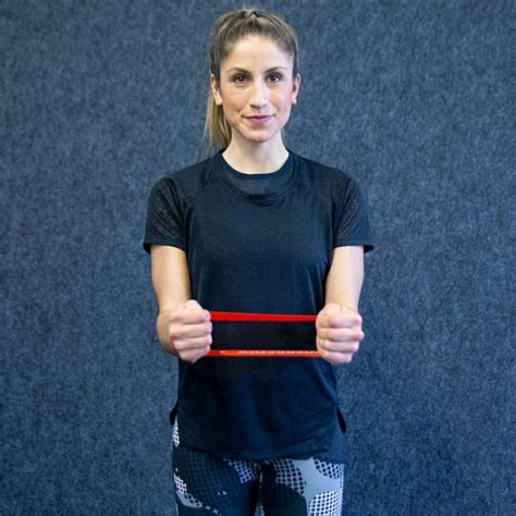 Shoulder External Rotation Band By Nicoleta G Exercise How To Skimble