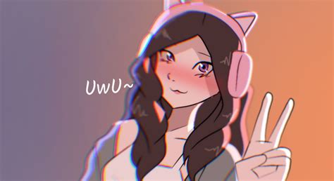 Mystoryanimated Art Style Uwu Girl Streamer Gamer By Yellowhmoana On