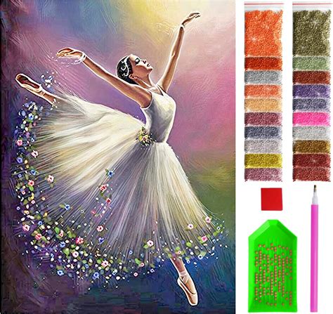 Artulio Diamond Painting D Licate Ballerine En Danse X Cm D