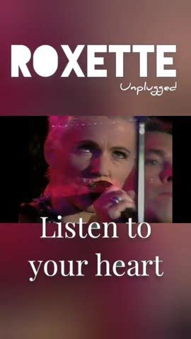 Roxette Listen To Your Heart YouTube