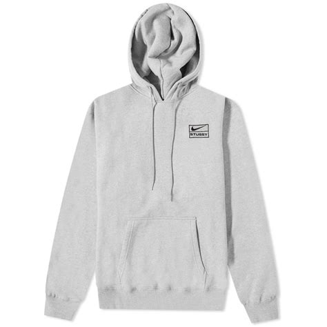 Nike X Stussy Popover Hoodie Dark Grey Heather End Es