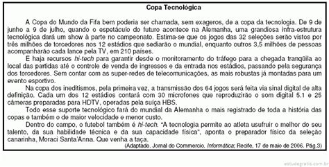 Quest Es Sobre Interpreta O De Texto Da Upe Upenet Iaupe De