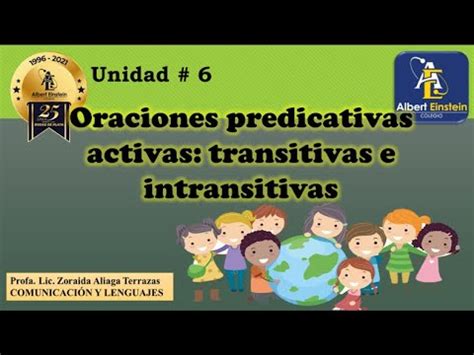 Sec Unidad Oraciones Transitivas E Intransitivas Youtube