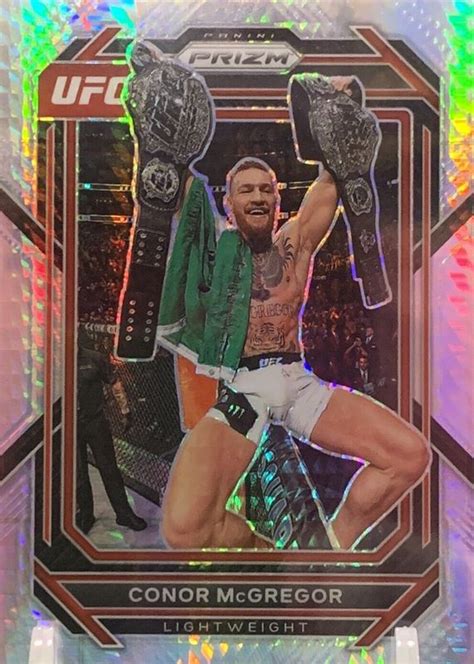 Conor McGregor 2023 Prizm UFC 125 Hyper RAW Price Guide Sports Card