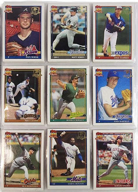 Lot S Topps Desert Shield Years Of Baseball Cards