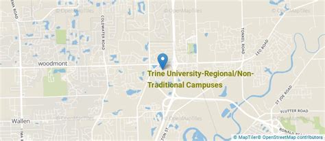 Trine University Campus Map