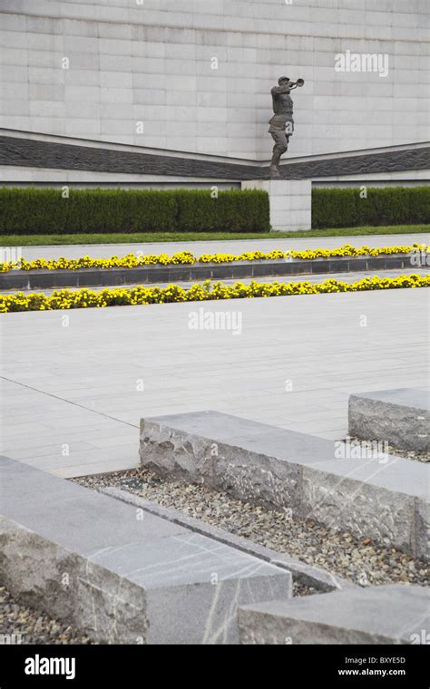 Statue At Memorial For The Nanjing Massacre Nanjing Jiangsu China