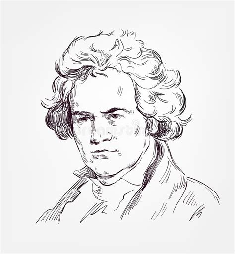 Portrait Of Ludwig Van Beethoven Editorial Photo Illustration Of