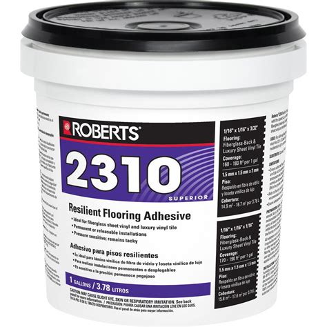 Roberts 2310 1 Gal Premium Fiberglass And Luxury Vinyl Tile Glue