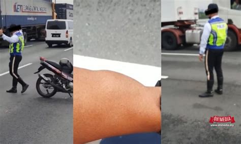 Didakwa Pukul Pemandu Treler Anggota Polis Trafik Bela Diri Oh Media