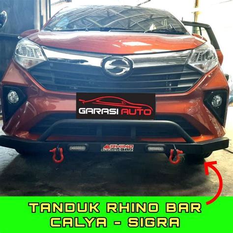 Jual Paket Tanduk Depan Belakang Calya Sigra Bumper Guard Towing Bar