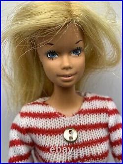 Rare Vintage Blonde Barbie Blue Eyes U S Patented Made In Japan