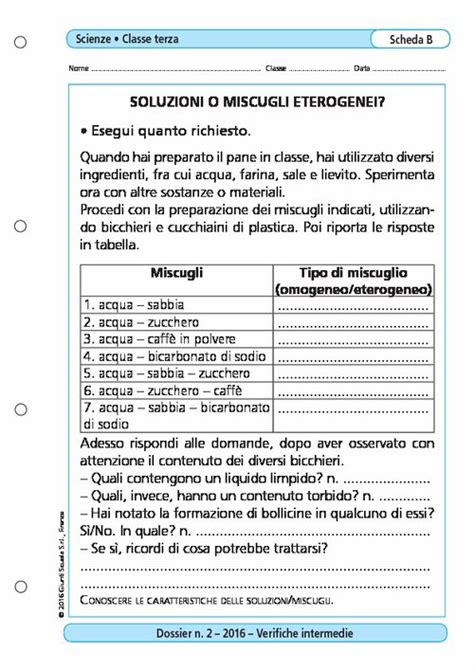 Soluzioni O Miscugli Eterogenei Giunti Scuola