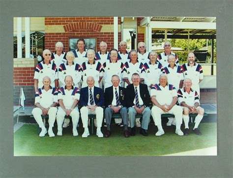 Photograph of MCC Bowls Section team, Sixth Side, RVBA Season 2001-2002, Section winners ...