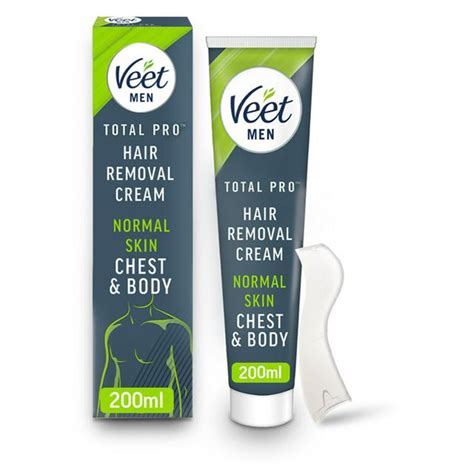 Veet For Men Hair Removal Cream Normal Skin 200ml £5 61 Compare Prices