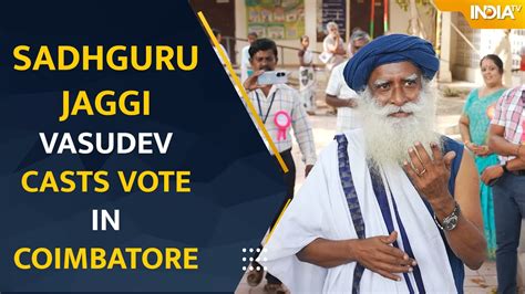 Lok Sabha Elections 2024 Spiritual Guru Sadhguru Jaggi Vasudev Casts