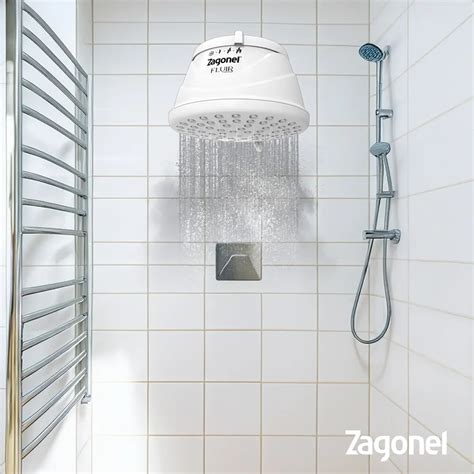 Modelo De Chuveiro Zagonel - Chuveiro Zagonel Fluir 4 Temperaturas 127V 5500W com Controle de ...