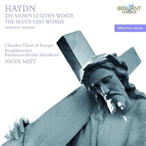 The Seven Last Words Of Christ On The Cross Hob Xx Oratorio