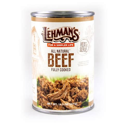 Lehman S All Natural Usa Made Ready To Eat Canned Meat For Everyday