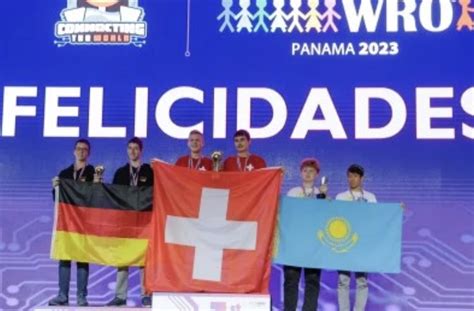 The Panamanian Team, won 8th place at the World Robotics Olympiad 2023 ...